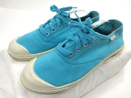 Keen Women 6M Vulcanized Footwear Sneakers Blue Canvas Lace Up Stretch - £20.54 GBP