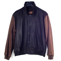 Timberland Cowhide Leather Men Bomber Jacket, V86782, Dark / Light Brown - $346.50+