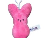 Peeps Just Born Pink Bunny with White Clip 4 inch No Paper Hang tag - $5.92
