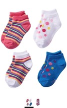 Hanes Girls 4 Pack Classics Low Cut Liner Socks, Assorted, Size Medium - $6.89