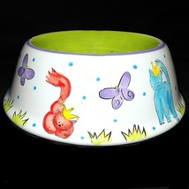 2002 Hausenware Royal Little Prince Kitty Cat Pet Food Feeder Dish Water Bowl - £26.36 GBP