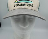 Patagonia Hat Women&#39;s Rainbow Surfboard Embroidered aqua gray adjustable - $16.44