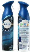 2  Febreze Air Ocean Scent Hinoki Ginger Waterlily Deodorizer Water Based 8.8oz