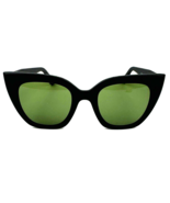 Toms Traveller Sydney Cat Eye Polarized Sunglasses Black &amp; Green - £31.57 GBP