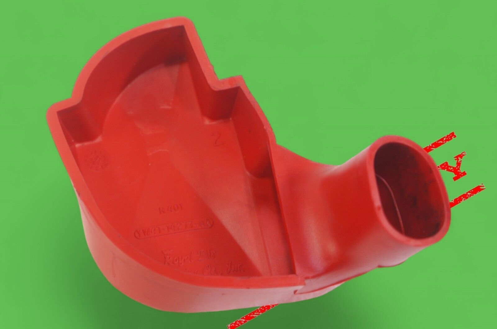 02-2005 ford thunderbird battery + positive battery clamp terminal red c... - $21.00