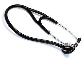 Professional Cardiology Stethoscope Black, by Vilmark, 1a Life Limited Warranty - $23.36