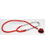 Professional Dual Head Student Doctor Nurse Classical Stethoscope RED B02 - $8.07 CAD