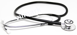 Professional Dual Head Student Doctor Nurse Classical Stethoscope BLACK A02 - $5.89