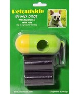 30 DOG PET WASTE POOP BAGS with DISPENSER Petoutside USA - $6.77 CAD