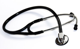 Professional Cardiology Stethoscope BLACK, 14b Life Limited Warranty - $23.36