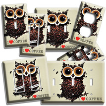 I Love Heart Coffee B EAN S Owl Light Switch Wall Plate Outlet Cover Kitchen Decor - £13.37 GBP+
