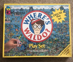 1990 Where&#39;s Waldo Colorforms Deluxe Play Set Plastic Stickers NEW! - $23.95