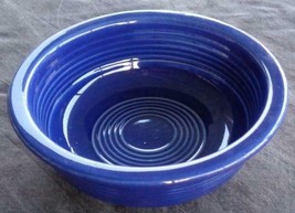 Vintage Fiesta Cobalt Blue 4.75&quot; Fruit Bowl - Excellent Cond - Hlc Collectible - $29.69