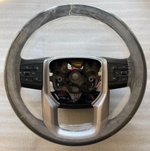 OEM factory original dark brown leather heated steering wheel for some 1... - $179.99