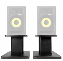 Rockville 8 Black Studio Monitor Speaker Stands For KRK ROKIT 6 G3 Monitors - £59.77 GBP