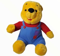Winne Pooh Talking Plush Stuffed Animal vtg Mattel wiggle giggle 1997 Disney - £18.28 GBP