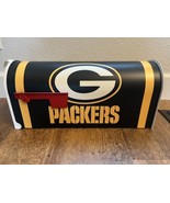 Green Bay Packers CUSTOM Mailbox Logo US Mail 19” Logo Mail Box Brand Ne... - £60.97 GBP