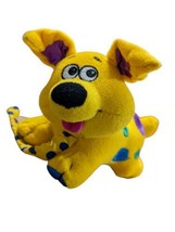 The First Years Yellow Colored Spotted Dog  Plush Stuffed Rattle Toy 4 Hx 6 L in - $7.60