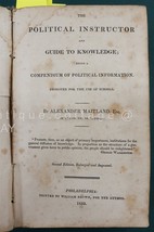 1833 Antique Political Info Chester County Pa Maitland Names Legal 355pg Leather - £116.55 GBP