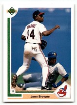 1991 Upper Deck #116 Jerry Browne    Cleveland Indians Baseball Cards N ID:54278 - £1.37 GBP