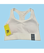 All in Motion Seamless Racer Bra Women L (36C, 38B, 36D, 38C) White Nylo... - $10.89