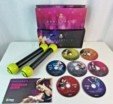 Zumba Fitness Exhilarate Body Shaping System 7 DVD Set, Toning Sticks, and Guide - £15.81 GBP