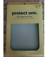 ONN™ Brand ~ Slim Rugged Gel Case ~ For iPad 9.7" ~ Aqua  - $20.00
