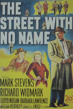 The Street with no Name - Richard Widmark  - Movie Poster Framed Picture 12"x16" - $32.50