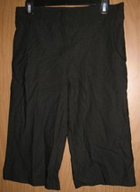 Womens 1XL Time And A Half Black Business Casual Cropped Short Pants Capris - $18.81