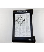 Crossword Companion w/24 Puzzles, Answers, Scroll Rack, Pencil Tray &amp; Sh... - €6,76 EUR