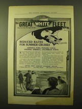 1914 United Fruit Co. Steamship Service Ad - Great White Fleet - £14.78 GBP