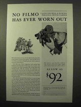 1931 Bell &amp; Howell Filmo Movie Cameras Ad - Worn Out - $18.49