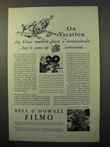 1932 Bell &amp; Howell Movie Cameras Ad - On Vacation - $18.49