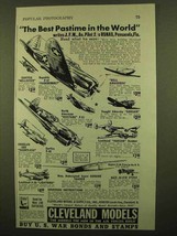 1943 Cleveland Models Ad - Republic P-47 Thunderbolt + - £14.76 GBP