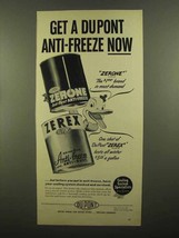 1951 Du Pont Zerone and Zerex Anti-Freeze Ad - Get Now - £13.89 GBP