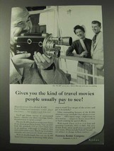 1956 Kodak Cine-Kodak K-100 Camera Ad - Pay to See - £14.78 GBP