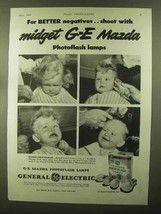 1944 General Electric Mazda Photoflash Lamps Ad - Shoot With - $18.49