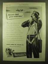 1944 Revere Movie Cameras Ad - Skill Goes With Him - £14.76 GBP