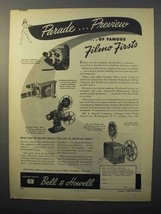 1945 Bell & Howell Filmo Aristocrat Movie Camera Ad - $18.49