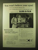 1958 Beseler Slide-O-Film Slide-O-Printer, Processor Ad - $18.49