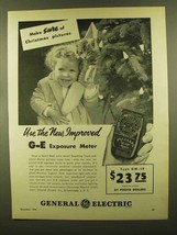 1945 General Electric DW-58 Exposure Meter Ad - £13.80 GBP