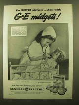 1945 General Electric Mazda Photoflash Lamps Ad - For Better Pictures - $18.49