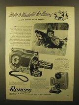 1950 Revere Ad - 26 16mm Magazine Turret Camera - £14.74 GBP