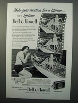 1951 Bell & Howell 16mm Auto Load Movie Camera Ad - $18.49