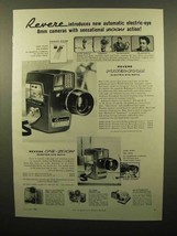 1960 Revere CA-118 Power-Zoom Movie Camera Ad - £15.01 GBP