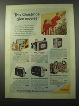 1955 Kodak Movie Camera Ad - Brownie, Medallion 8 + - $18.49