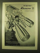 1955 Revere 38 16mm Magazine Turret Camera Ad - £14.74 GBP