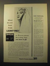 1962 3M Scotch Magnetic Tape Ad - Hear Leontyne - £14.77 GBP