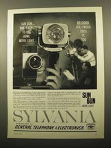 1962 Sylvania Sun Gun Movie Light Ad - Easy-to-use - $18.49