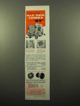 1963 Calumet 4x5 View Camera Ad! - £15.01 GBP